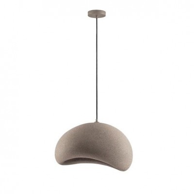 Lustra suspendata design modern, Stone Brown, AERE, L 50cm