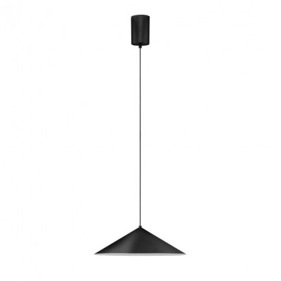 Lustra moderna suspendata LED Lui, negru