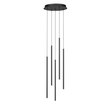 Lustra LED suspendata design minimalist STILVI 15W negru
