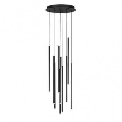 Lustra LED suspendata design minimalist STILVI 41W negru