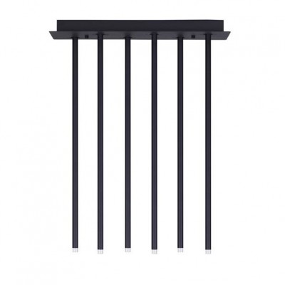 Lustra LED aplicata design minimalist STILVI 17W negru