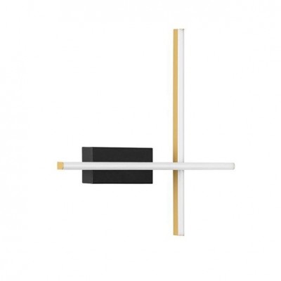 Aplica de perete LED  design modern QUAM negru, auriu