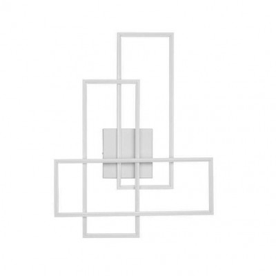 Aplica de perete sau tavan design geometric Alis alb