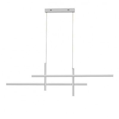 Lustra suspendata LED design modern ANTAMA alb